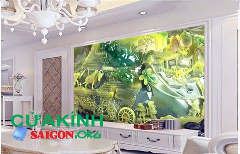 Mẫu kính 3d – sự mới mẻ cho phòng bếp Mẫu kính 3d – sự mới mẻ cho phòng bếp